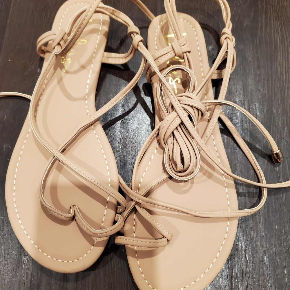 Lulu's wrap sandals